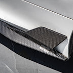 SooQoo BMW F93 M8 Gran Coupe Side Skirts In Gloss Carbon Fibre