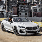 SooQoo BMW F93 M8 Gran Coupe Side Skirts In Gloss Carbon Fibre
