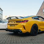 SooQoo BMW M8 F91 Rear Diffuser In Gloss Carbon Fibre