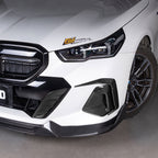 SooQoo BMW 5 Series G60 Front Bumper Insert In Gloss Carbon Fibre