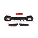 SooQoo BMW 8 Series G16 Rear Diffuser In Gloss Carbon Fibre