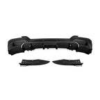 SooQoo BMW iX3 G08 Rear Diffuser In Gloss Carbon Fibre