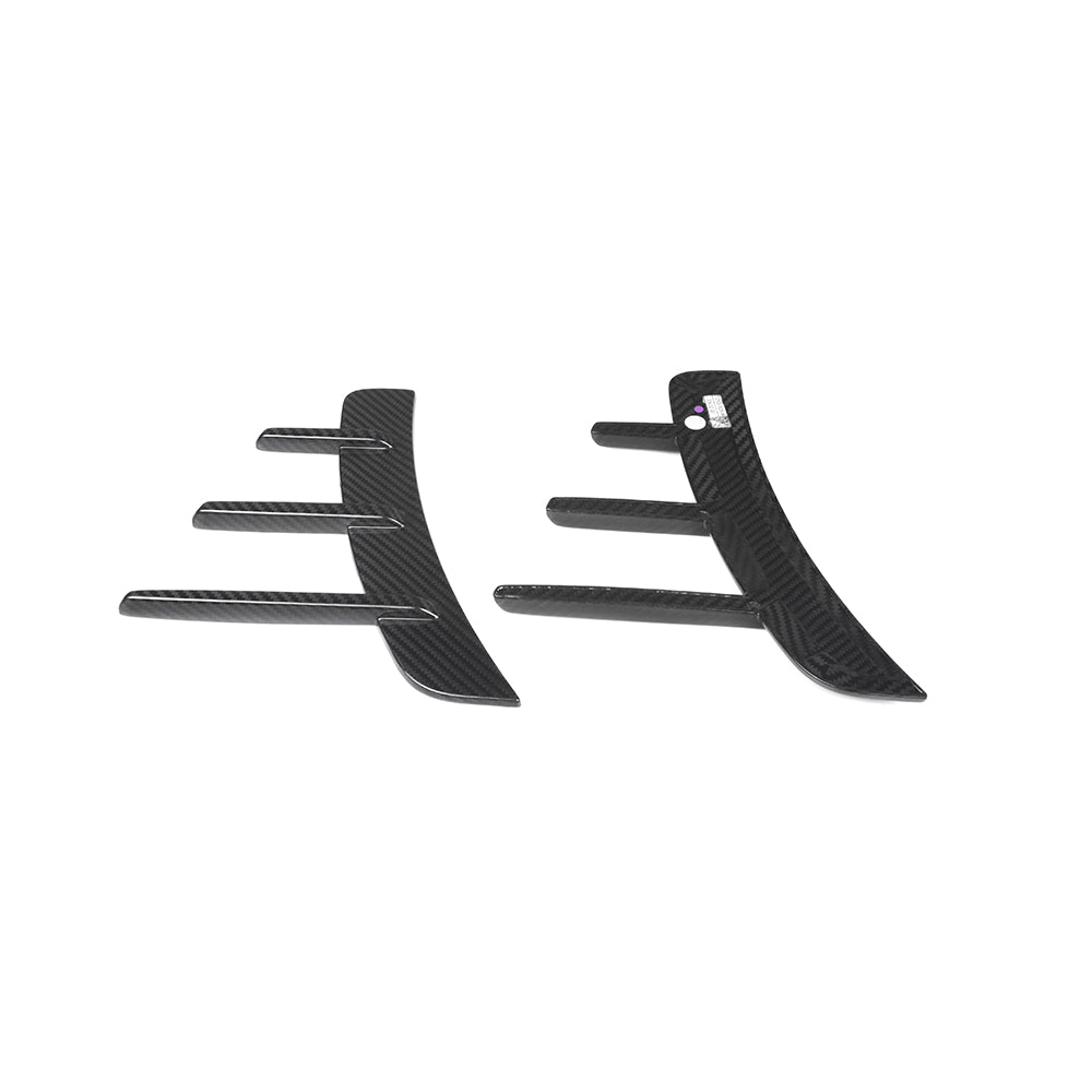 SooQoo BMW G22 G23 4 Series Front Side Fender Trims In Gloss Carbon Fibre