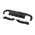 SooQoo BMW G22 G23 4 Series Rear Diffuser In Gloss Carbon Fibre