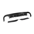 SooQoo BMW 4 Series G26 Rear Diffuser Dual Tips In Gloss Carbon Fibre