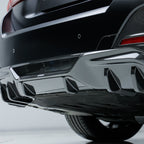 SooQoo BMW I4 G26 Rear Diffuser In Gloss Carbon Fibre