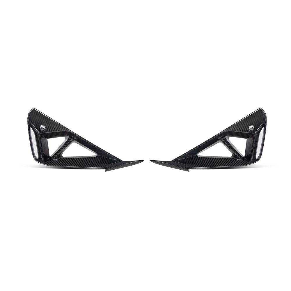SooQoo BMW G42 M240i Front Ducts In Gloss Carbon Fibre
