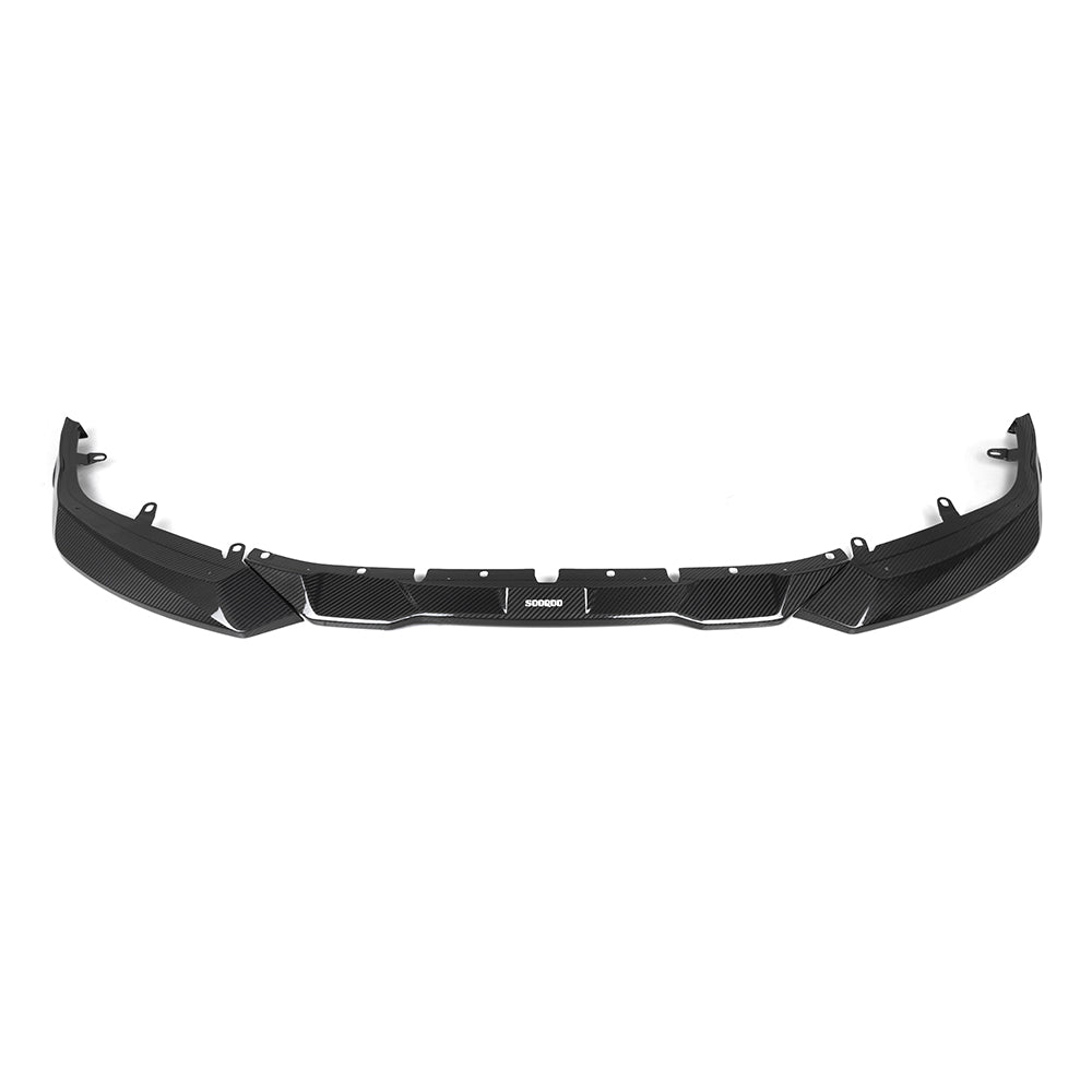 SooQoo BMW G87 M2 SQ-B Front Splitter In Gloss Carbon Fibre