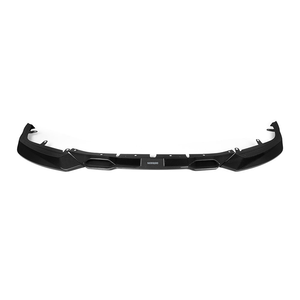 SooQoo BMW G87 M2 SQ-A Front Splitter In Gloss Carbon Fibre