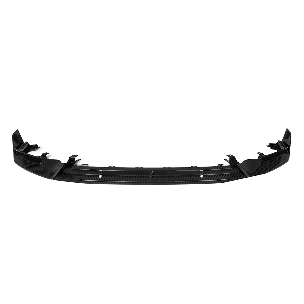 SooQoo BMW iX3 G08 Front Lip In Gloss Carbon Fibre