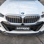 SooQoo BMW 5 Series G60 Front Lip In Gloss Carbon Fibre