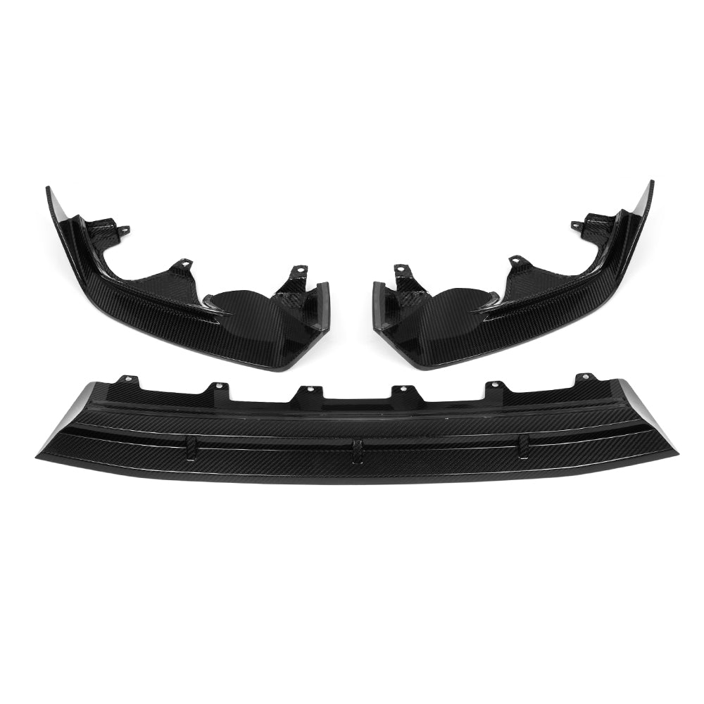 SooQoo BMW X3 G01 / X4 G02 LCI Front Splitter In Gloss Carbon Fibre