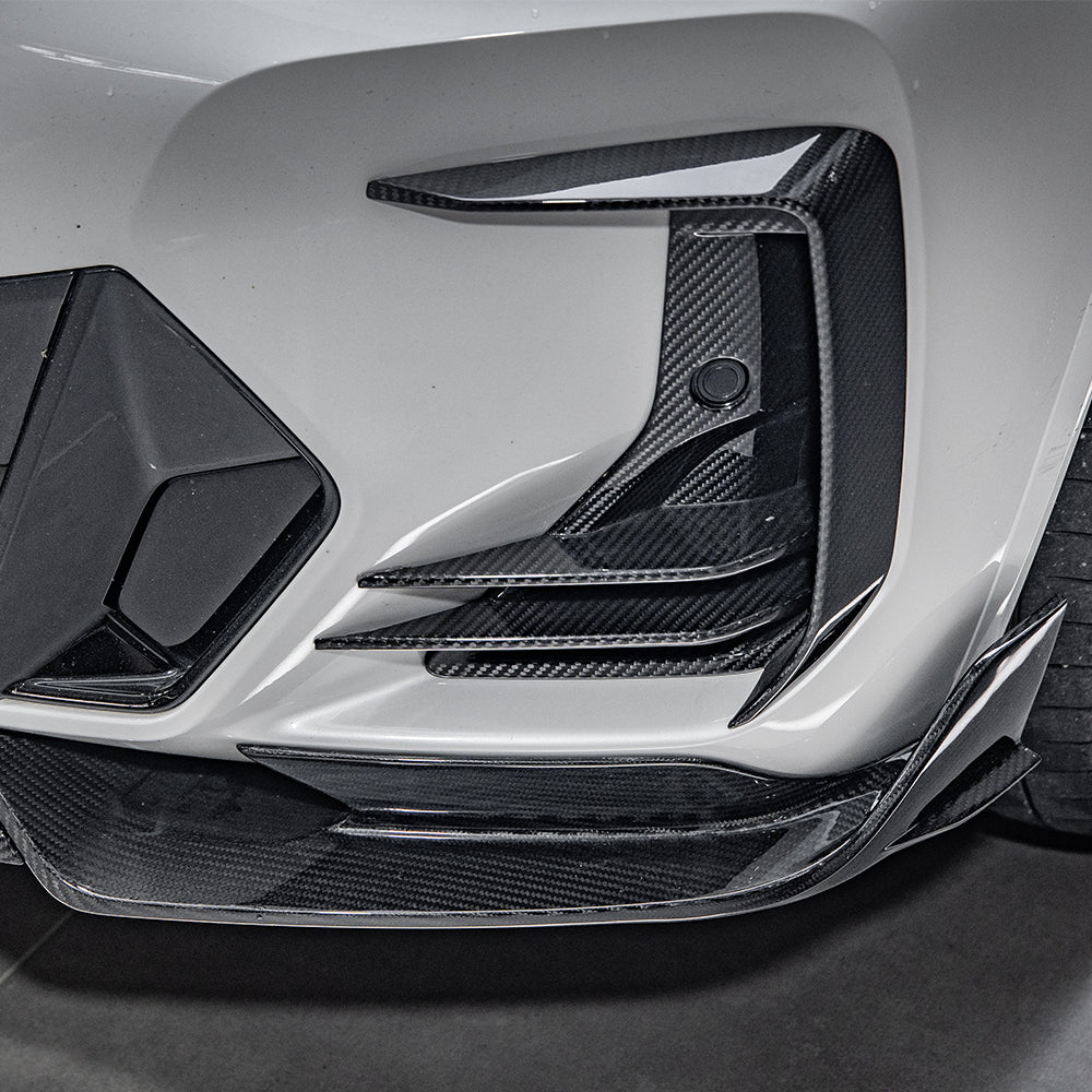 SooQoo BMW X3 G01 / X4 G02 LCI Front Splitter In Gloss Carbon Fibre