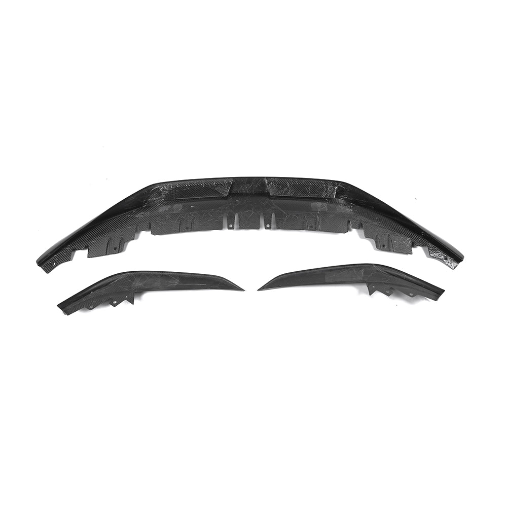 SooQoo BMW 4 Series G26 Front Lip In Gloss Carbon Fibre