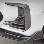 SooQoo BMW iX3 G08 Front Lip In Gloss Carbon Fibre