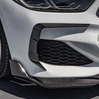 SooQoo BMW 8 Series G14 Front Bumper Insert In Gloss Carbon Fibre