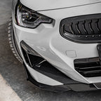 SooQoo BMW G42 M240i Front Ducts In Gloss Carbon Fibre