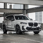 SooQoo BMW iX3 / X3 G01 / X4 G02 LCI Front Ducts In Gloss Carbon Fibre