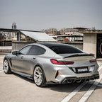 SooQoo BMW M8 F91 F92 Aggressive Rear Diffuser In Gloss Carbon Fibre