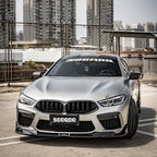 SooQoo BMW M8 F91 F92 F93 Front Splitter In Gloss Carbon Fibre