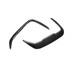 SooQoo BMW IX3 G08 Rear Bumper Inserts In Gloss Carbon Fibre
