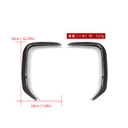 SooQoo BMW IX3 G08 Rear Bumper Inserts In Gloss Carbon Fibre