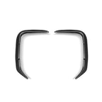 SooQoo BMW X3 G01 LCI Rear Bumper Inserts In Gloss Carbon Fibre