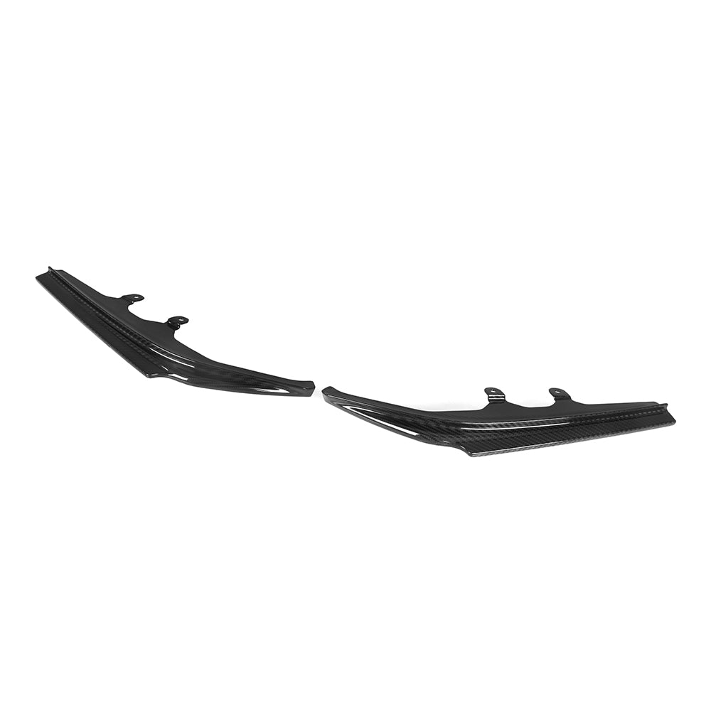 SooQoo BMW G42 M240i Rear Side Splitters In Gloss Carbon Fibre