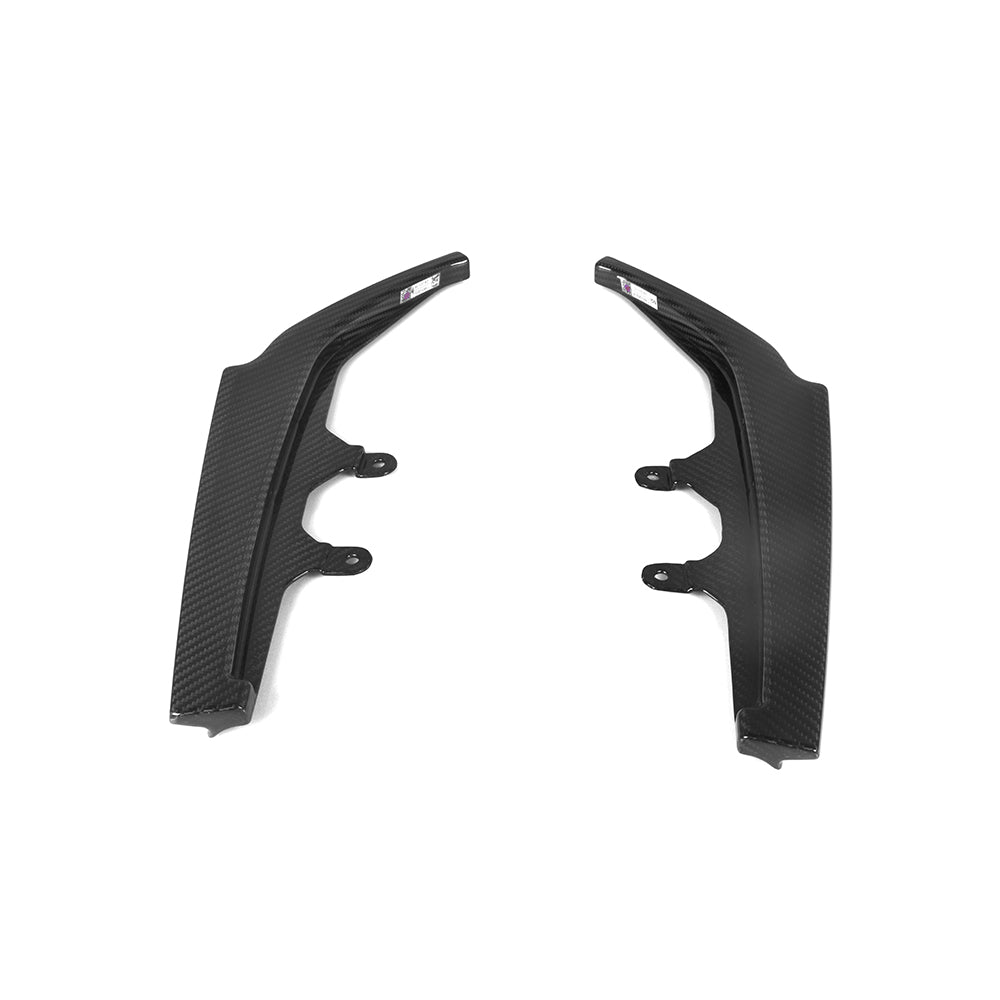 SooQoo BMW G42 M240i Rear Side Splitters In Gloss Carbon Fibre