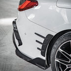 SooQoo BMW G22 G23 4 Series Rear Side Fender Trims In Gloss Carbon Fibre