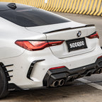 SooQoo BMW 4 Series G22 Front Bumper Insert In Gloss Carbon Fibre