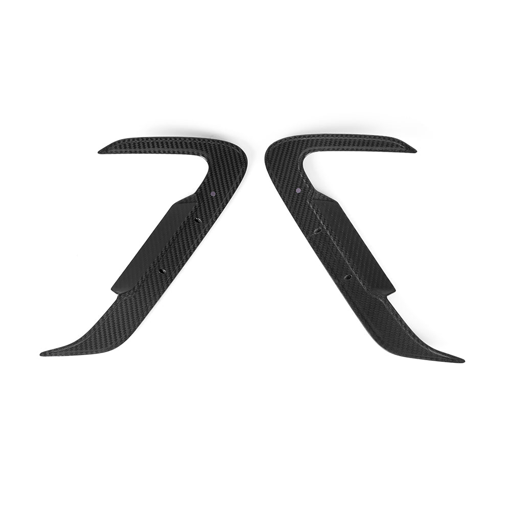 SooQoo BMW X3 G01 LCI Side Fender Trims In Gloss Carbon Fibre