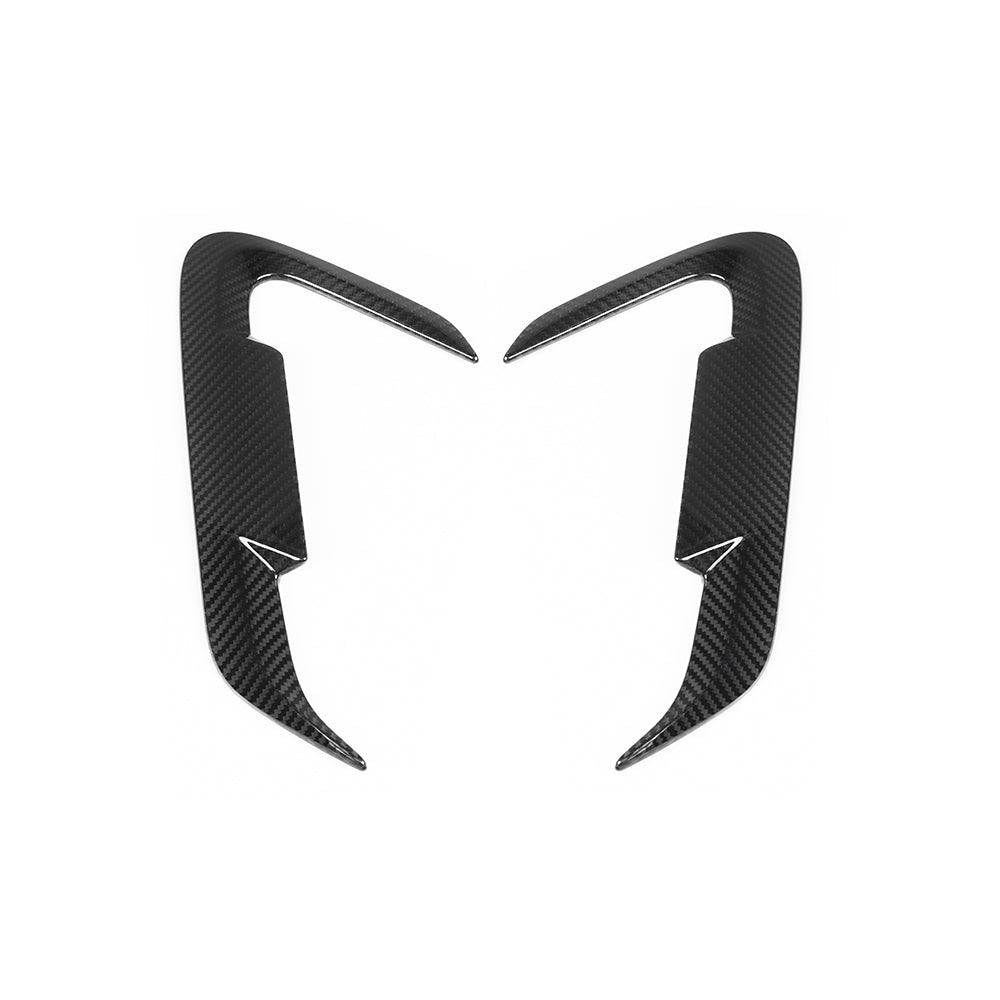 SooQoo BMW X3 G01 LCI Side Fender Trims In Gloss Carbon Fibre