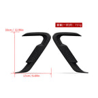SooQoo BMW X3 G01 LCI Side Fender Trims In Gloss Carbon Fibre