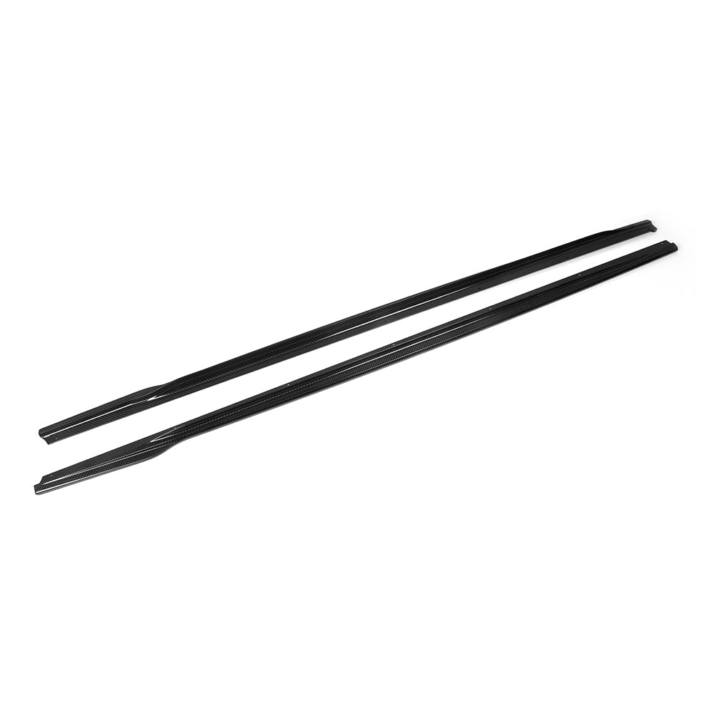 SooQoo BMW G42 M240i Side Skirts In Gloss Carbon Fibre
