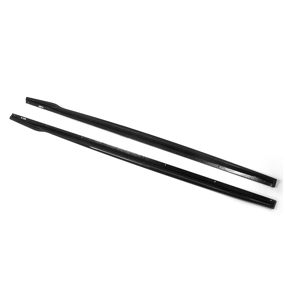 SooQoo BMW G42 M240i Side Skirts In Gloss Carbon Fibre