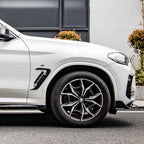 SooQoo BMW X3 G01 LCI Side Fender Trims In Gloss Carbon Fibre