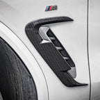 SooQoo BMW X3 G01 LCI Side Fender Trims In Gloss Carbon Fibre