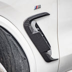 SooQoo BMW X3 G01 LCI Side Fender Trims In Gloss Carbon Fibre