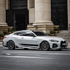 SooQoo BMW G22 G23 4 Series Side Skirts In Gloss Carbon Fibre