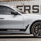 SooQoo BMW 4 Series G26 Side Skirt In Gloss Carbon Fibre
