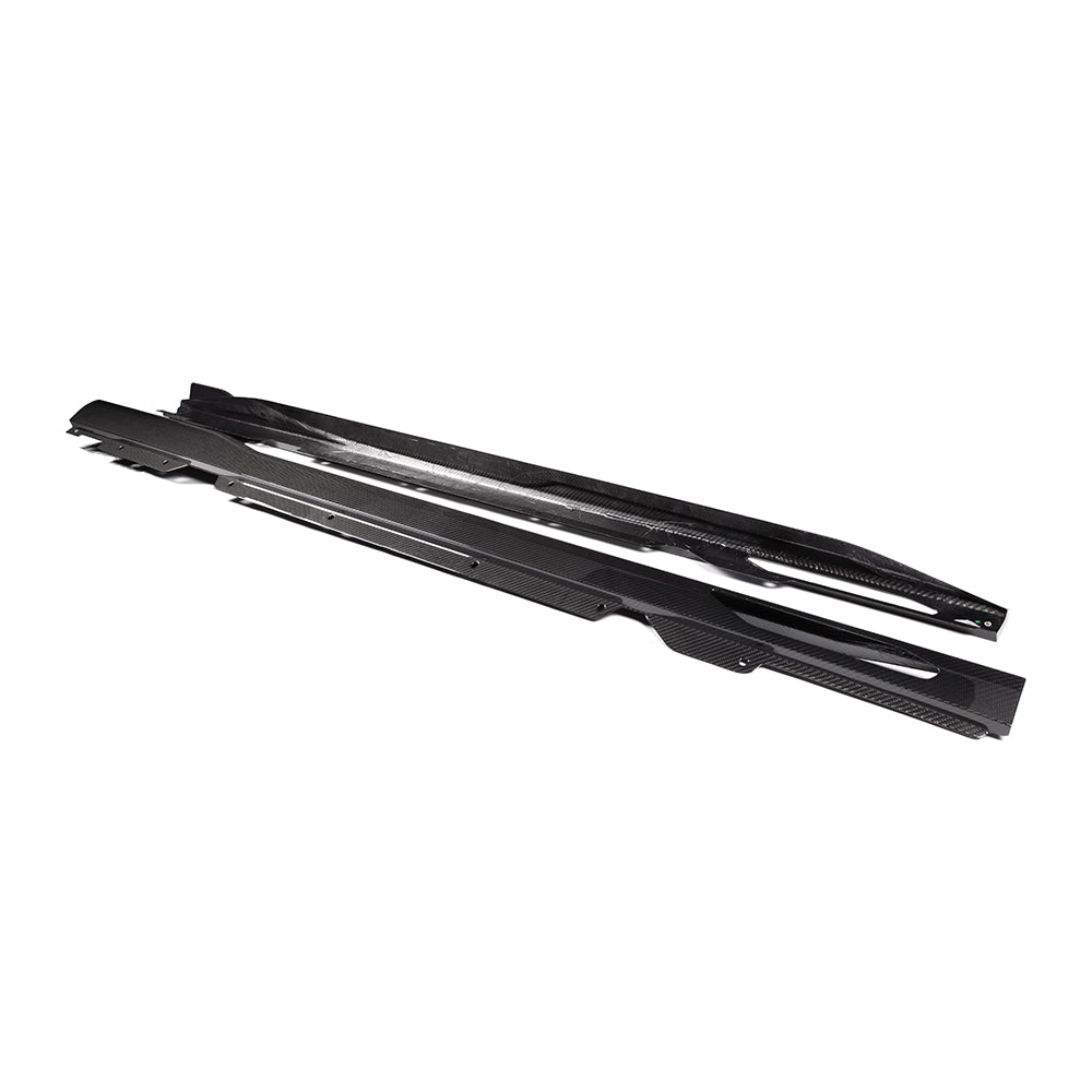 SooQoo BMW 4 Series G26 Side Skirt In Gloss Carbon Fibre