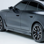 SooQoo BMW i4 G26 Side Skirt In Gloss Carbon Fibre