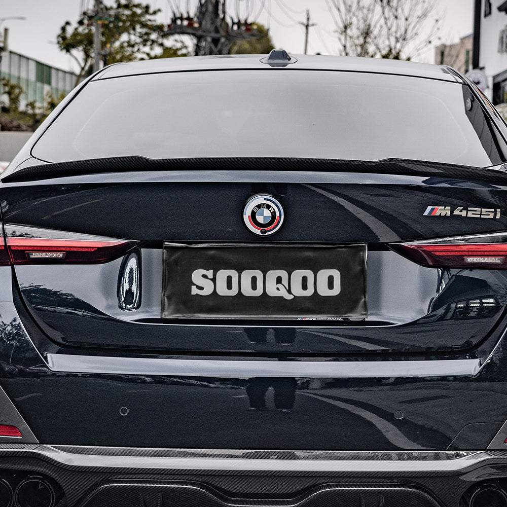 SooQoo BMW 4 Series G26 Rear Spoiler In Gloss Carbon Fibre