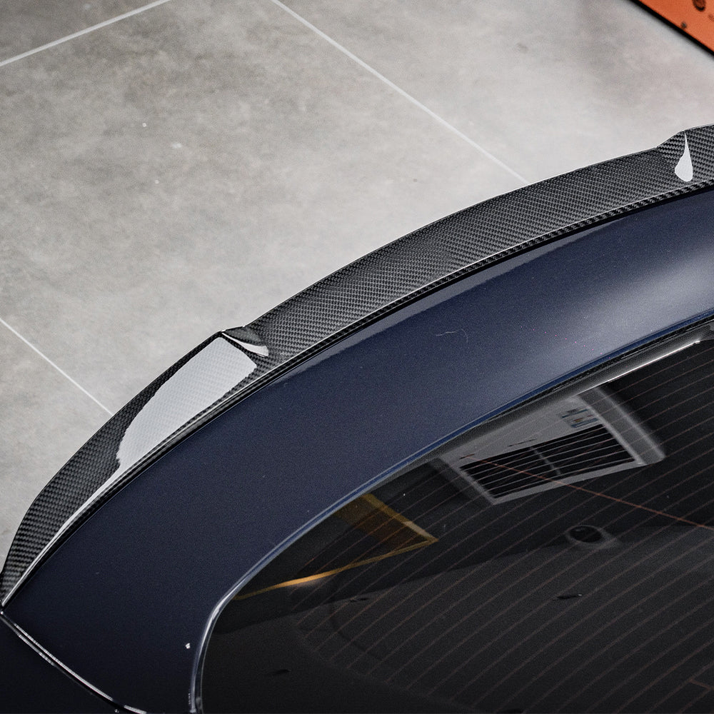 SooQoo BMW 4 Series G26 Rear Spoiler In Gloss Carbon Fibre