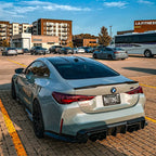 SooQoo V2 BMW M4 G82 G83 Rear Diffuser In Gloss Carbon Fibre