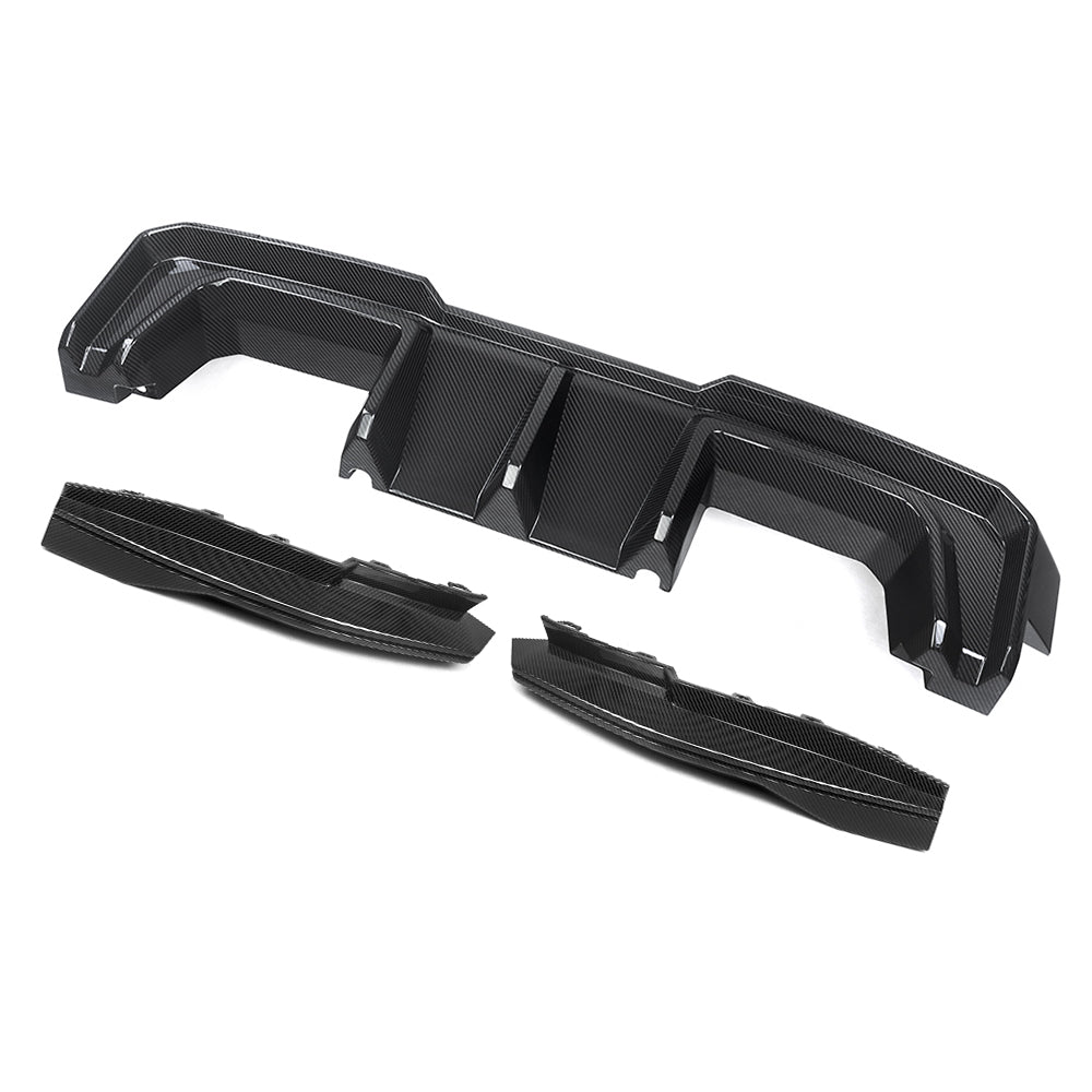 SooQoo V2 BMW M4 G82 G83 Rear Diffuser In Gloss Carbon Fibre