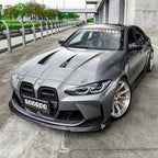 SooQoo V2 BMW G8x M3 M4 Front Lip In Gloss Carbon Fibre