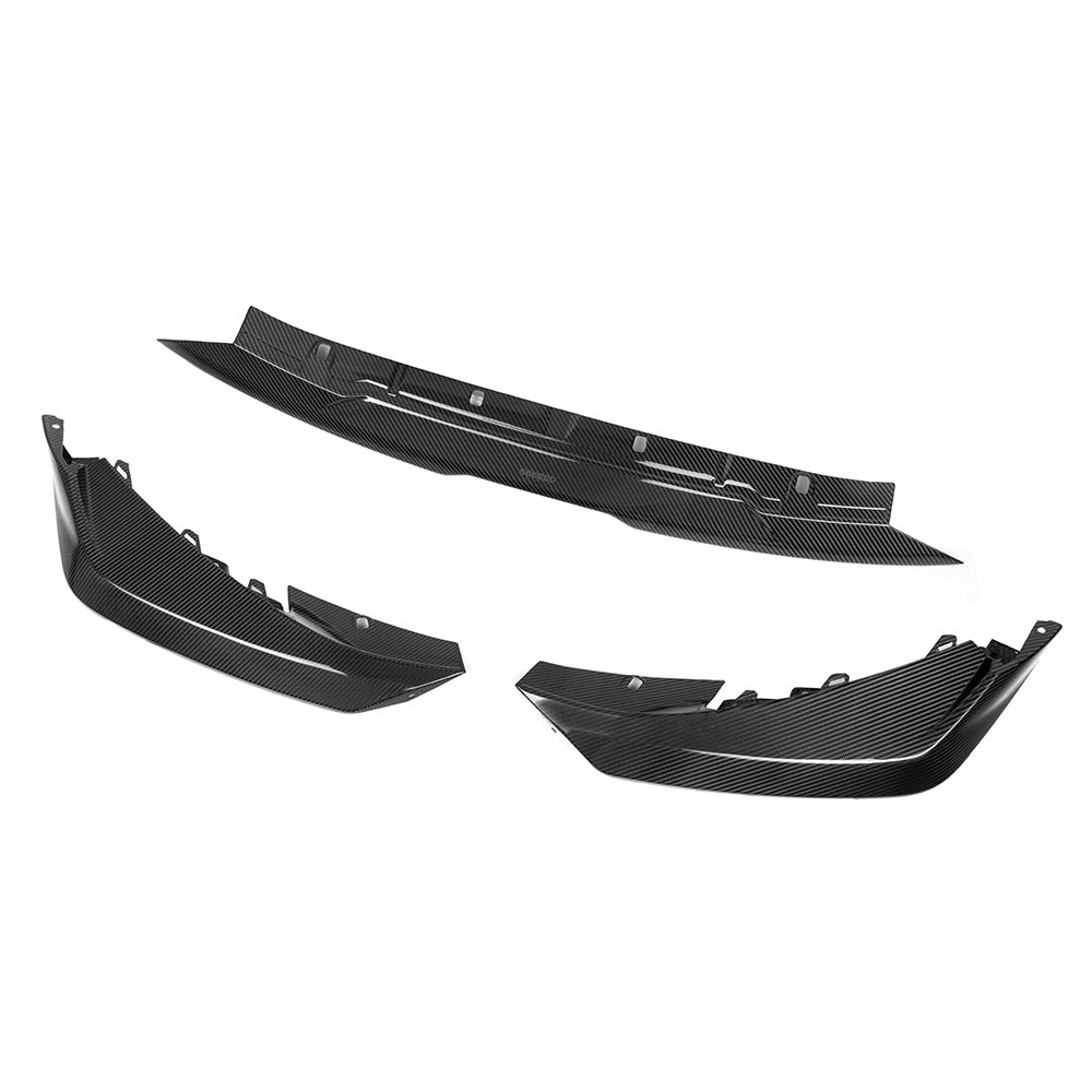 SooQoo V2 BMW G8x M3 M4 Front Lip In Gloss Carbon Fibre