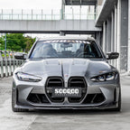 SooQoo V2 BMW G8x M3 M4 Front Lip In Gloss Carbon Fibre